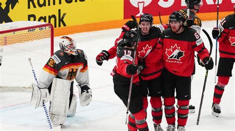 Canada beats Germany to win gold at men’s world hockey championship